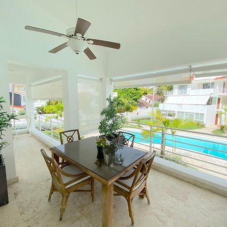 Blue Ocean Beachfront Villas & Apartments - Wifi, Pool, Bbq, Playa Los Corales Пунта-Кана Екстер'єр фото
