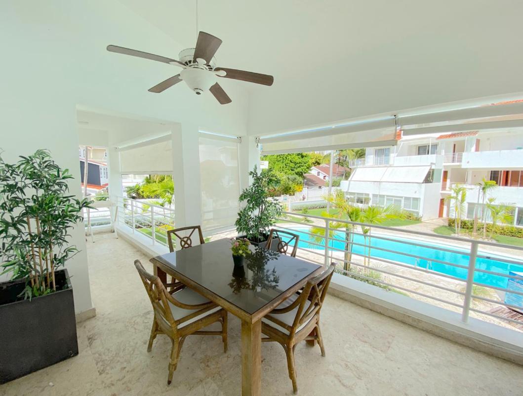 Blue Ocean Beachfront Villas & Apartments - Wifi, Pool, Bbq, Playa Los Corales Пунта-Кана Екстер'єр фото